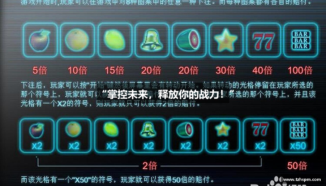 “掌控未来，释放你的战力！”